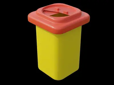 Sharps Container 1L 3D model