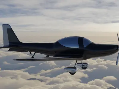 Modern Plane 3D model
