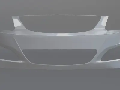 Hatchback Front Bumper 3D model