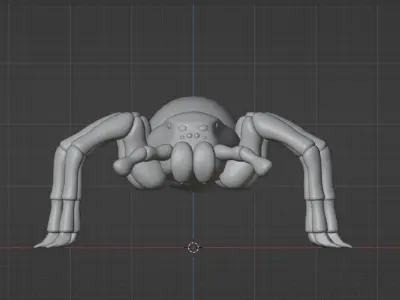 Simple Spider Model 3D model