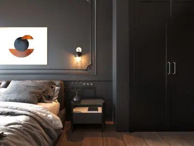 Apartment Interior Scene 01 3D Model 3D model