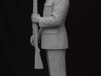 soldier monuments military 3D print model