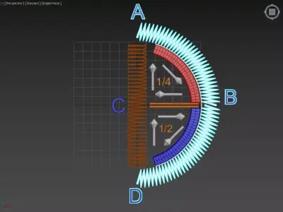 High Voltage Directional Amplitude Wave Hull Loop - Concept 3D model