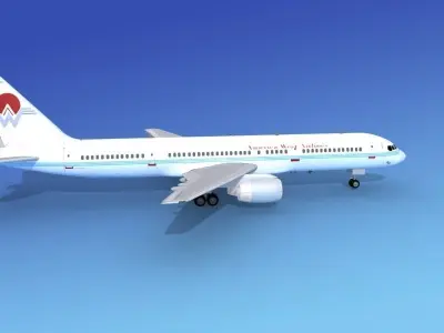 Boeing 757-200 America West Airlines 3D model