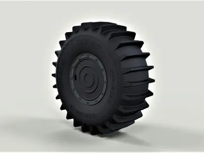 Wheel from  SHERP ATV 3D model