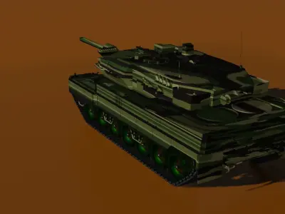 Tank Army  Low-poly 3D model