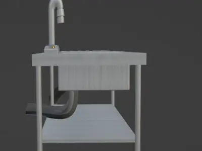 Sink 3D model Free 3D model