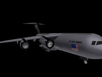 c-17 globemaster III Low-poly 3D model purchase