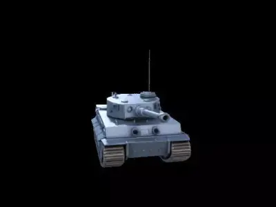 1957German Heavy Tank Tiger 3D Model 3D print model