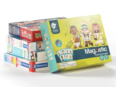 Board Games Pack 10 3D model