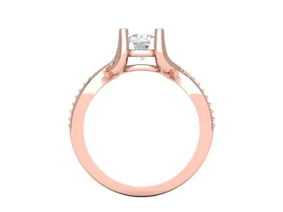 Solitaire-Art-Deco-Ring 3D print model purchase