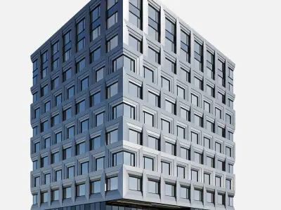 Commercial building 4 3D model