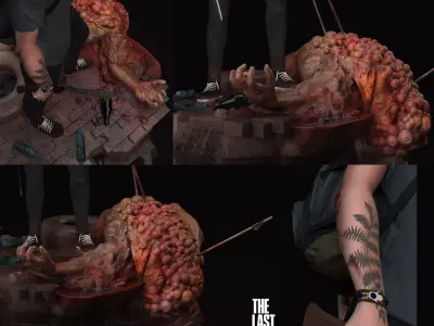 Ellie - The Last of Us Part 2 3D print model