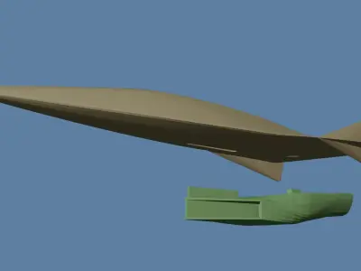 Mach 6 Advanced Manned Interceptor 3D print model