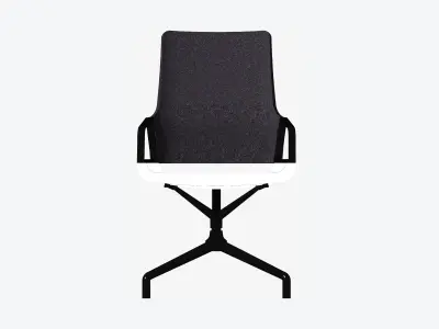 Chair - Conference - Worksmart - Small Glides Low-poly 3D model