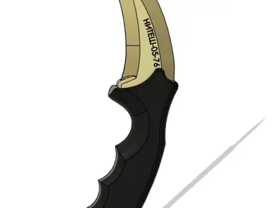 Karambit Knife 3D model purchase