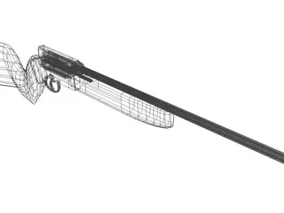 Revolver - Rifle Type 1 3D model