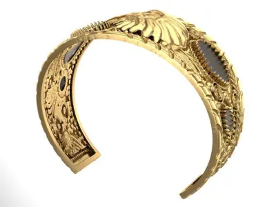 eagle bracelet 3D print model