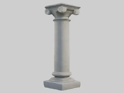 Stonepillar Model Low-poly 3D model