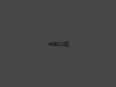 low-poly game-ready 3d spear Free low-poly 3D model