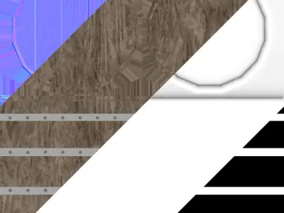 Low-Polygon wooden barrel Free low-poly 3D model