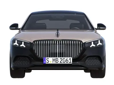 2027 Mercedes-Maybach S 580 Night Series 3D model