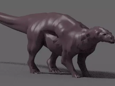 dinosaur animated Low-poly 3D model