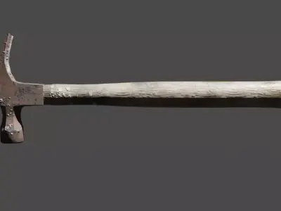Hammer Free low-poly 3D model 2