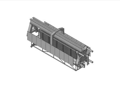 Filter Press - Filtro de Prensa 3D model