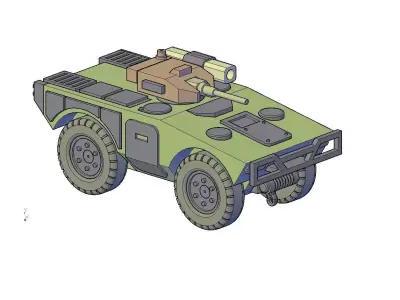 ARMORED VEHICLE MODEL 12 3D print model