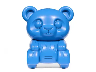 Panda Car toy 3D print model