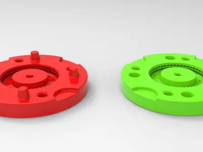 Mold for diecast Roadmaster RM275 truck tire Scale 1 to 25 3D print model