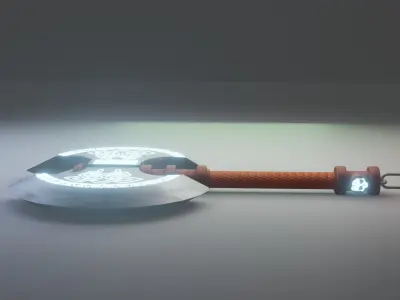 berserker axe 3D model