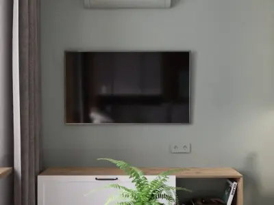 Scandinavian apartment interior 36sqm 3D model