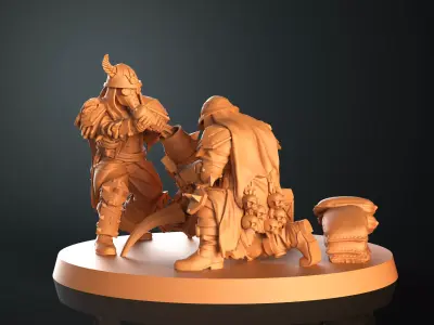 Traitor mortar team 3D print model