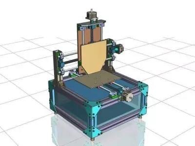 CNC Machine Free 3D model buy