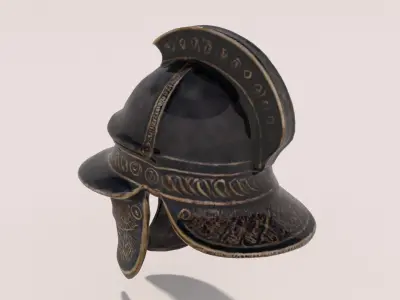 Ancient Rome Helmet 1 3D model