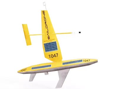 Saildrone Explorer Low-poly 3D model