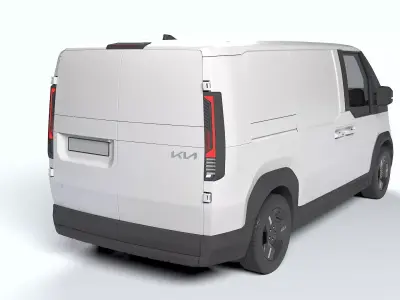 KIA PV5 Cargo EV Cars Low-poly 3D model