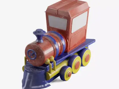 Toy Train  3D model