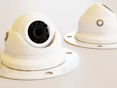 Security Camera Dom Low-poly 3D model