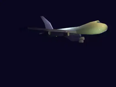 Airplane concept 3D model