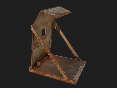 Metal Stand Low-poly 3D model purchase