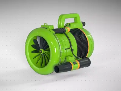 Jobsite Blower 3D model