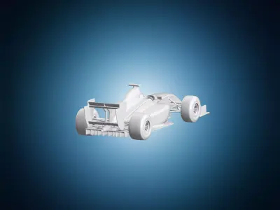 F1 Racing Car 3D print model