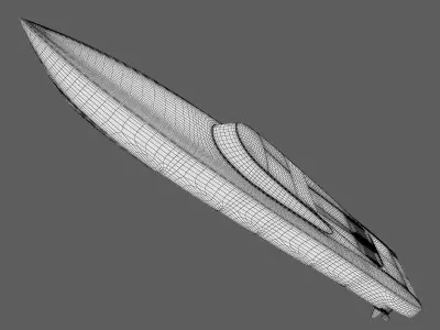 Offshore Power Boat 3D model