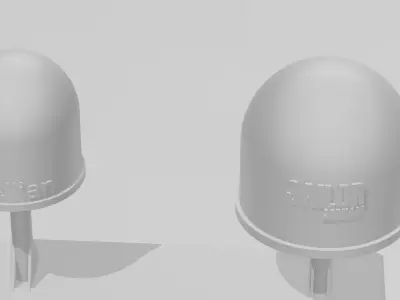 AHTS ship mast 3D print model