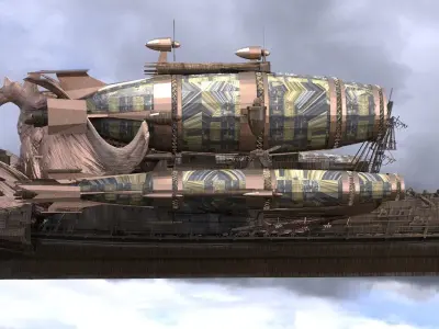  Kings Golden Eagle Zeppelin  3D model