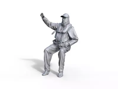 figure for sailing ship ship model 3D print model by haller3d