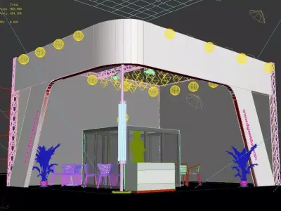 Exhibition - Area - 8X6-3DMAX2010-06 3D model